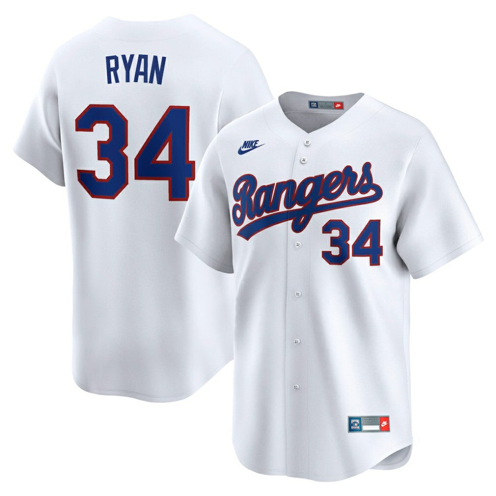 Nolan Ryan Texas Rangers Nike Throwback Cooperstown Collection Limited Jersey Outlet