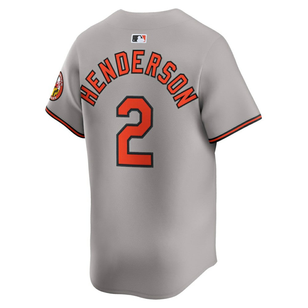 Gunnar Henderson Baltimore Orioles Nike Road Limited Player Jersey Near Me