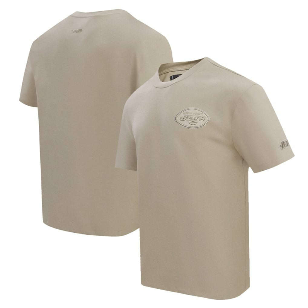 New York Jets Pro Standard Drop Shoulder T-Shirt - Tan - NFL