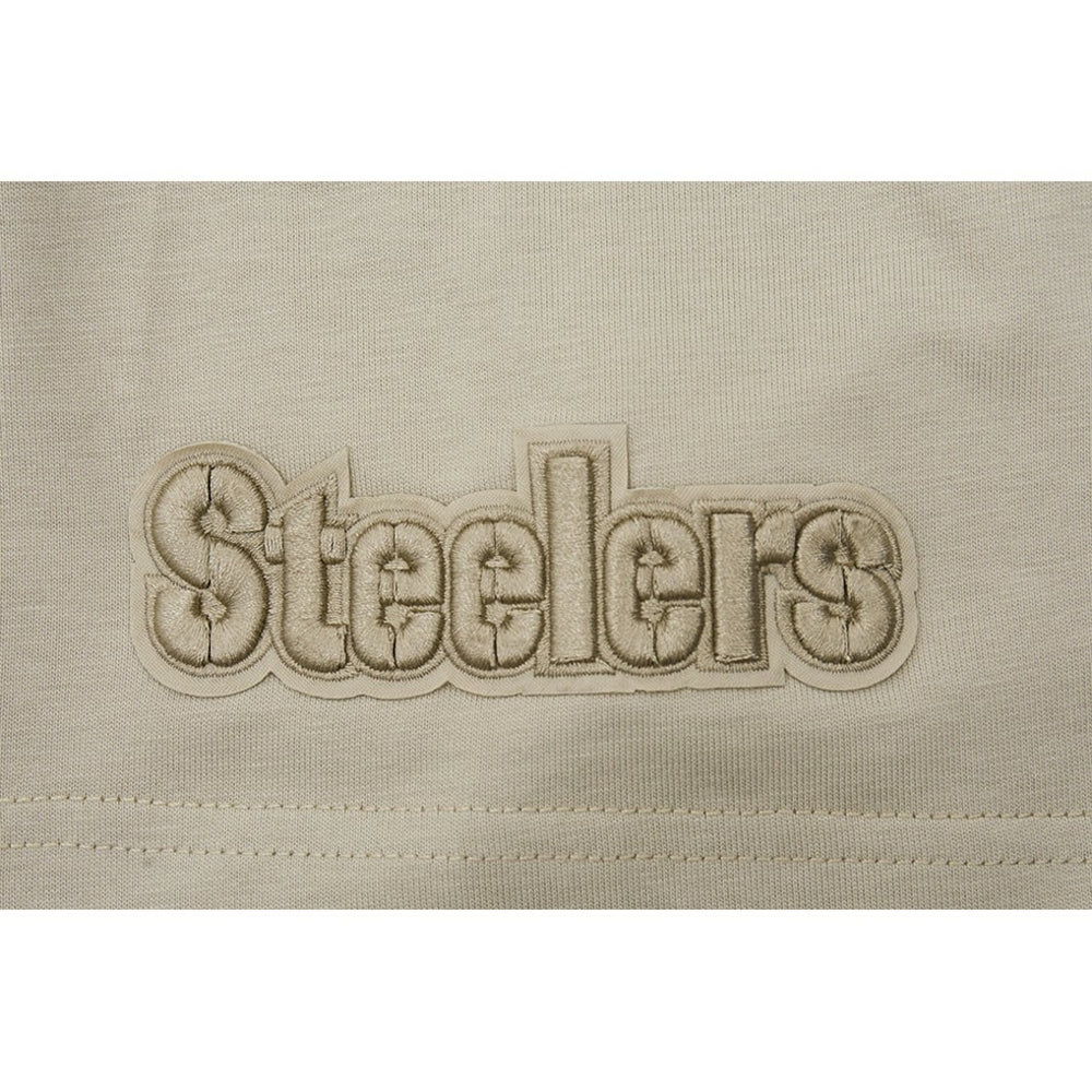 Pittsburgh Steelers Pro Standard Drop Shoulder T-Shirt - Tan - NFL