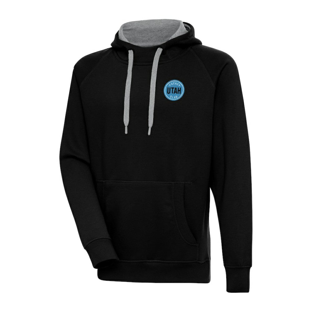 Utah Mammoth Antigua Victory Pullover Hoodie - Black | NHL online