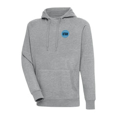 Utah Mammoth Antigua Victory Pullover Hoodie - Heather Gray | NHL Lifestyle