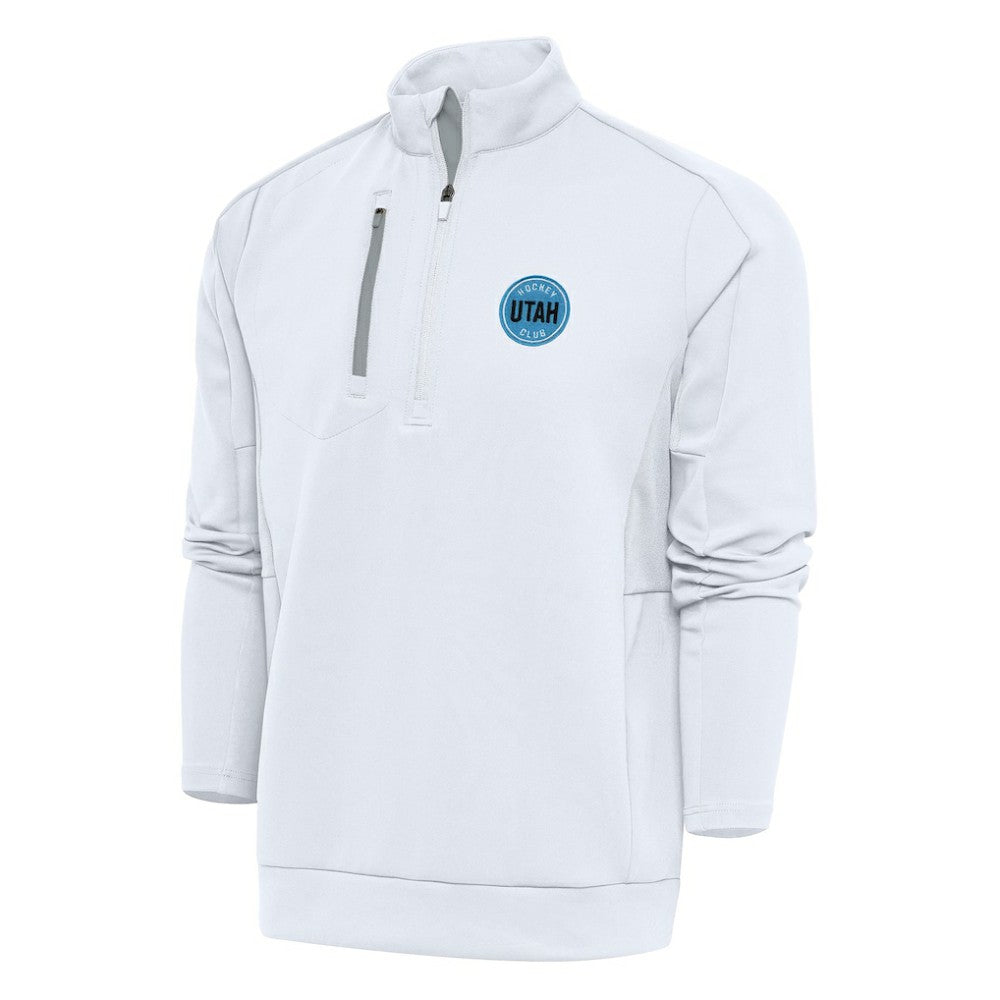 Utah Mammoth Antigua Generation Quarter-Zip Pullover Top - White | NHL Clearance