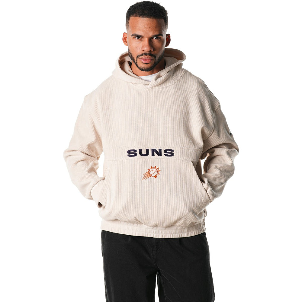Phoenix Suns The Wild Collective Unisex Corduroy Tri-Blend Pullover Hoodie Cream