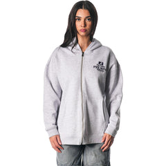 Phoenix Suns The Wild Collective Unisex Full-Zip Floral Hoodie Heather Gray