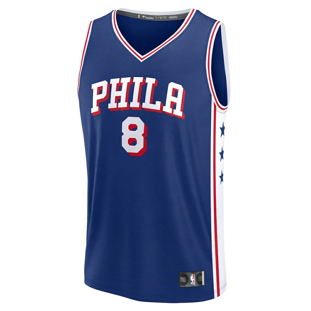 Fanatics Paul George Philadelphia 76ers Fast Break Replica Player Jersey Icon Edition Royal