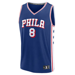 Fanatics Paul George Philadelphia 76ers Fast Break Replica Player Jersey Icon Edition Royal