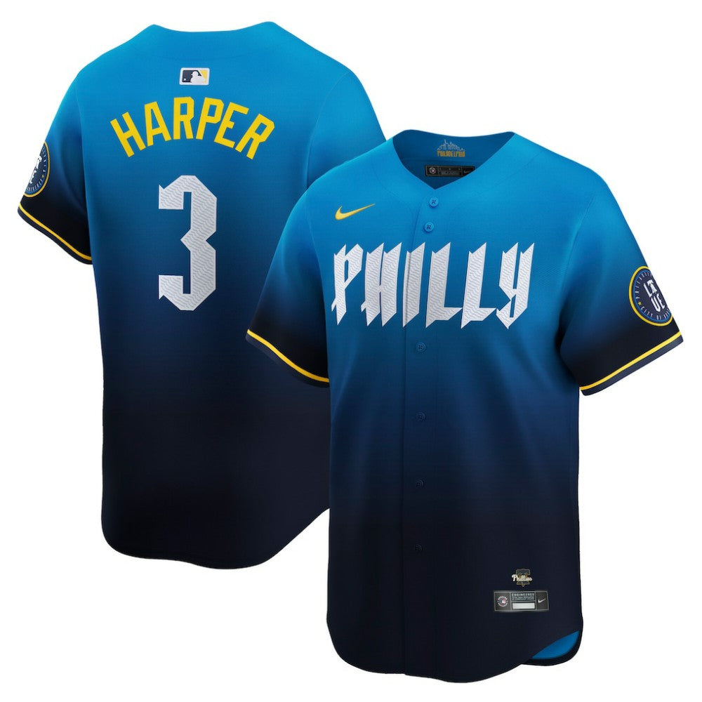 Bryce Harper Philadelphia Phillies Nike City Connect Limited Jersey Near Me