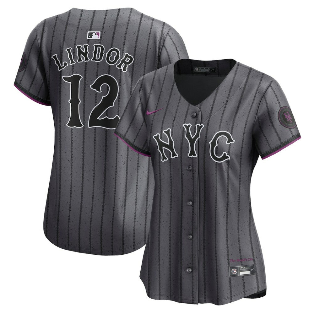 Francisco Lindor New York Mets Nike Women's City Connect Limited Jersey for sale