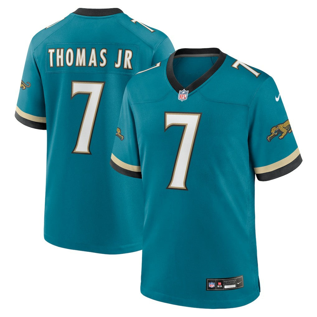 Brian Thomas Jr. Jacksonville Jaguars Alternate Game Jersey - Teal - Nike