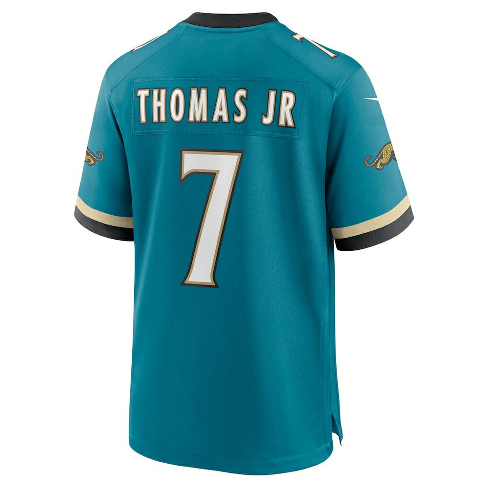 Brian Thomas Jr. Jacksonville Jaguars Alternate Game Jersey - Teal - Nike