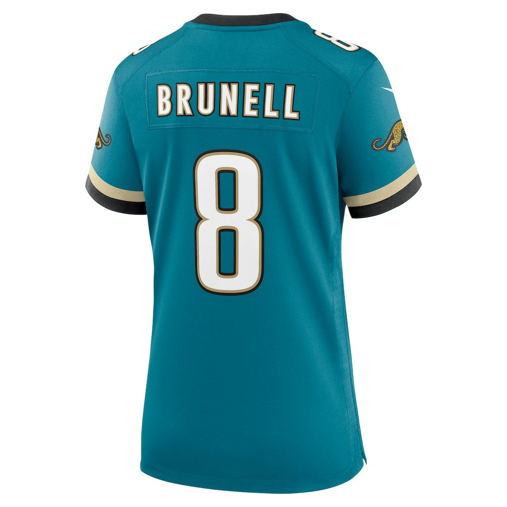 Mark Brunell Jacksonville Jaguars Women's Prowler Throwback Retired Player Game Jersey - Teal - Nike