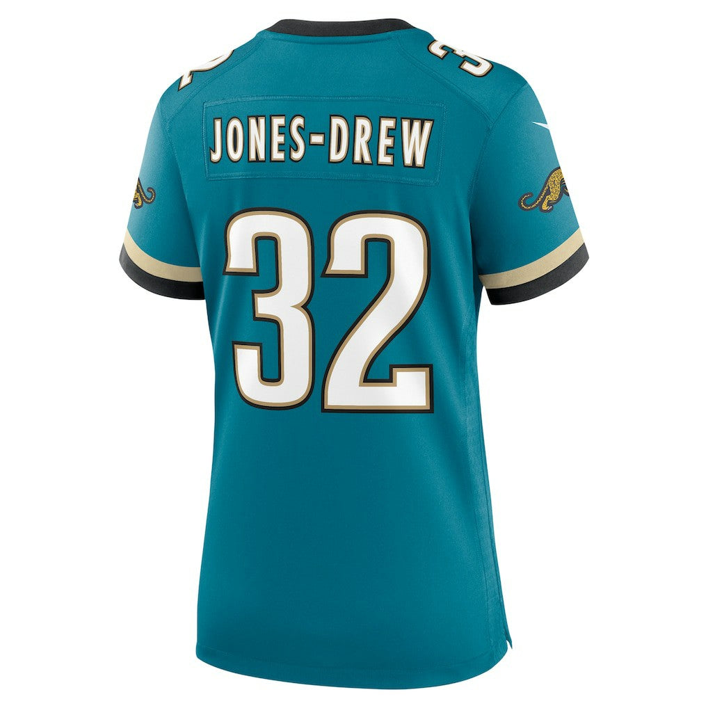 Maurice Jones-Drew Jacksonville Jaguars Women's Prowler Throwback Retired Player Game Jersey - Teal - Nike