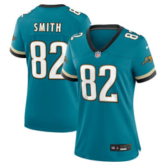 Jimmy Smith Jacksonville Jaguars Women's Prowler Throwback Retired Player Game Jersey - Teal - Nike