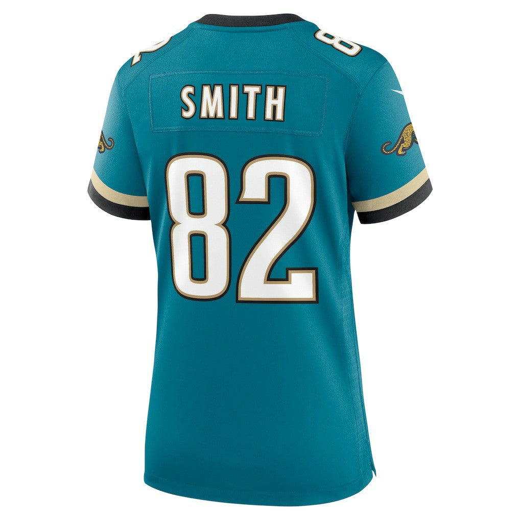 Jimmy Smith Jacksonville Jaguars Women's Prowler Throwback Retired Player Game Jersey - Teal - Nike