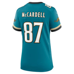 Keenan McCardell Jacksonville Jaguars Women's Prowler Throwback Retired Player Game Jersey - Teal - Nike