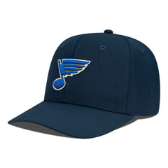 St. Louis Blues Levelwear Rise Flex Hat - Navy | NHL Clearance