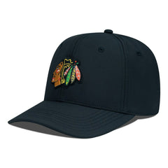 Chicago Blackhawks Levelwear Rise Flex Hat - Black | NHL discount