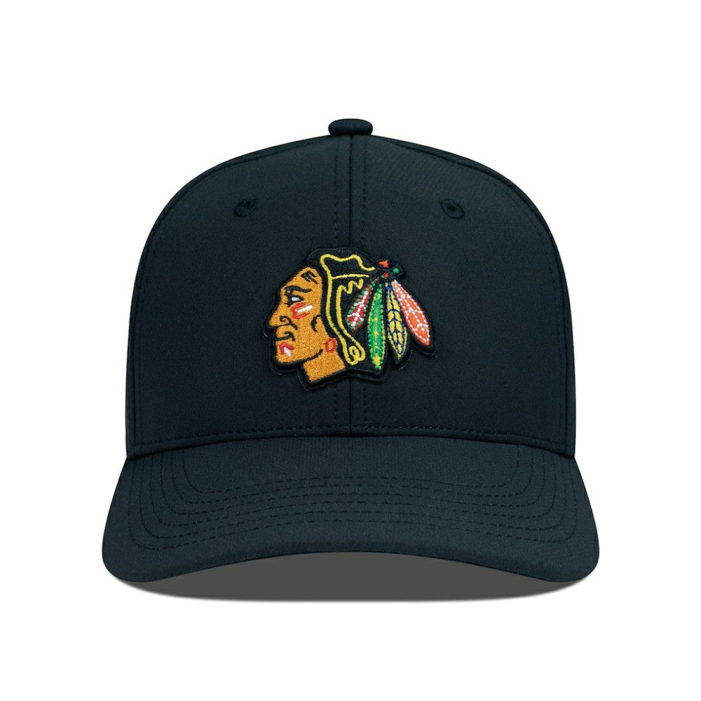 Chicago Blackhawks Levelwear Rise Flex Hat - Black | NHL discount