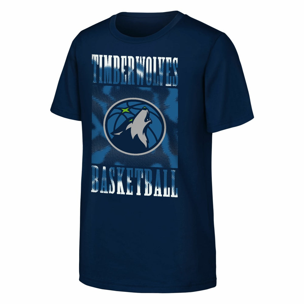 Minnesota Timberwolves Youth Garage Hero T-Shirt Navy