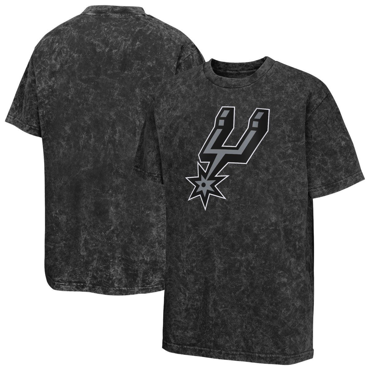 San Antonio Spurs Youth Rugged Defense T-Shirt Black