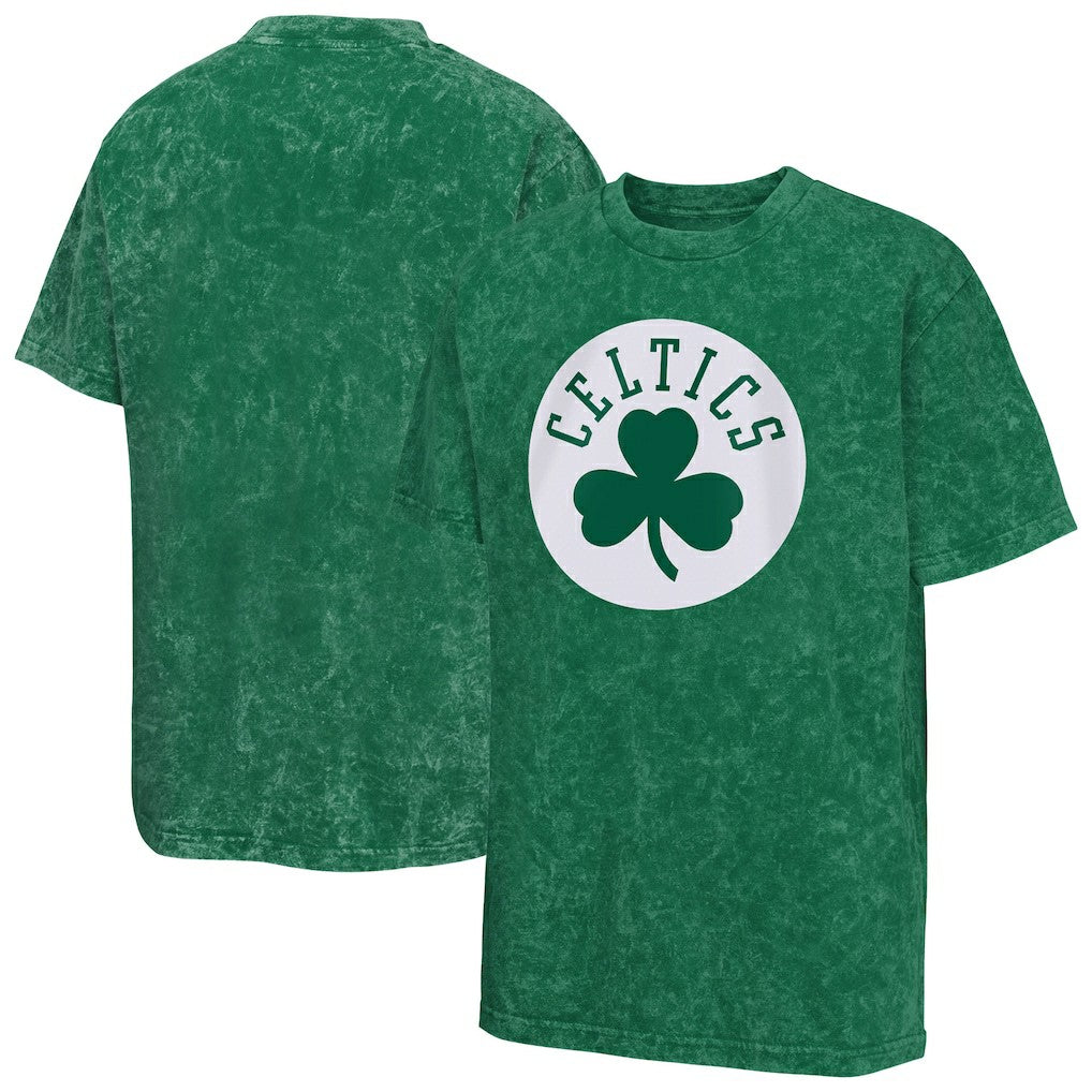 Boston Celtics Youth Rugged Defense T-Shirt Green