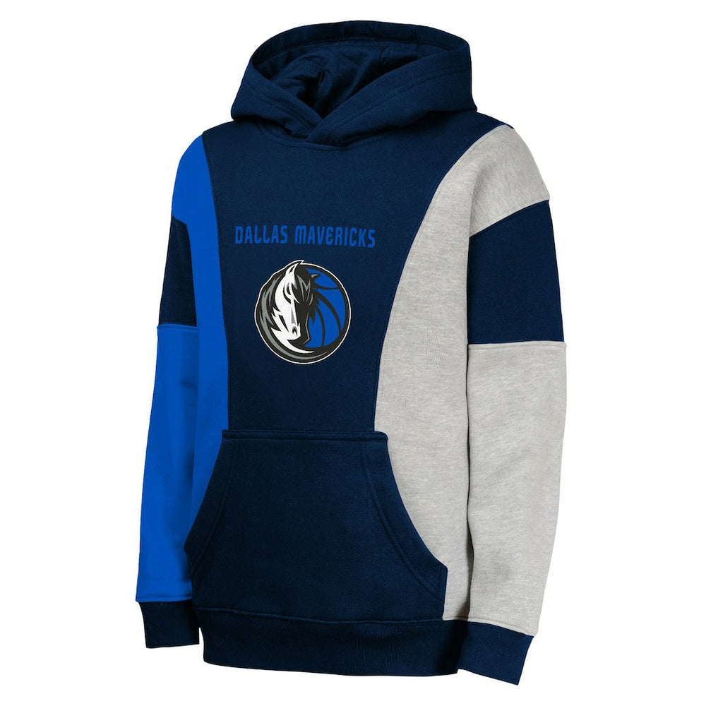 Dallas Mavericks Youth Ace In the Hole Pullover Hoodie Navy
