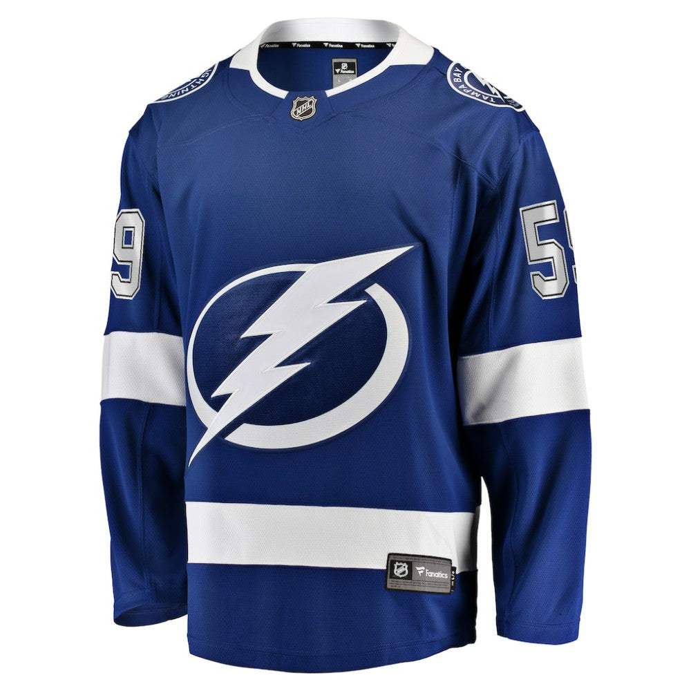 Jake Guentzel Tampa Bay Lightning Fanatics Home Premier Breakaway Player Jersey - Blue | Fanatics Lifestyle