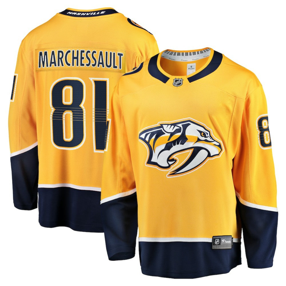 Jonathan Marchessault Nashville Predators Fanatics Home Premier Breakaway Player Jersey - Gold | Fanatics sale