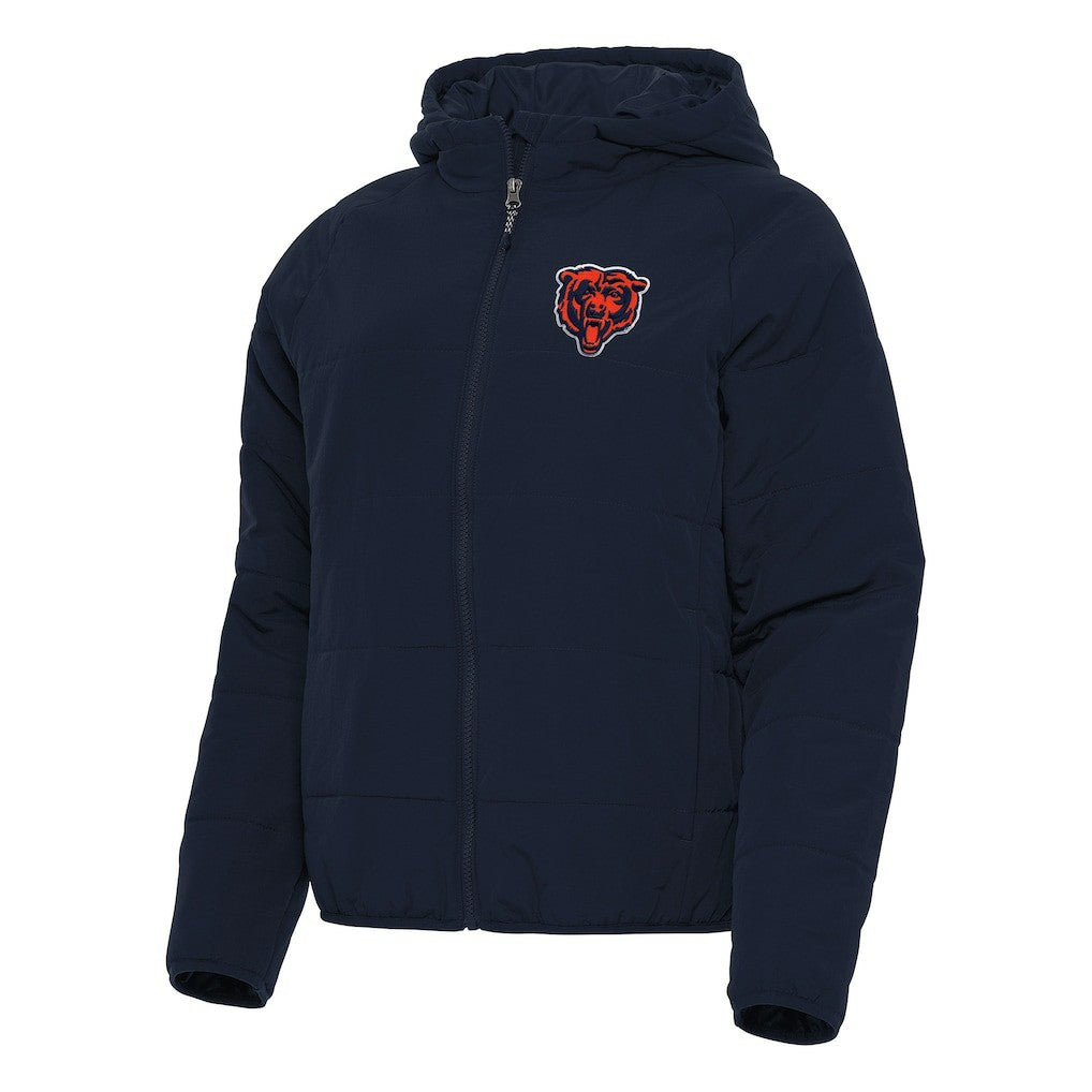 Chicago Bears Antigua Women's Universe Full-Zip Hoodie Jacket - Navy - NFL