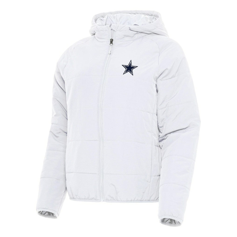 Dallas Cowboys Antigua Women's Universe Full-Zip Hoodie Jacket - White - NFL