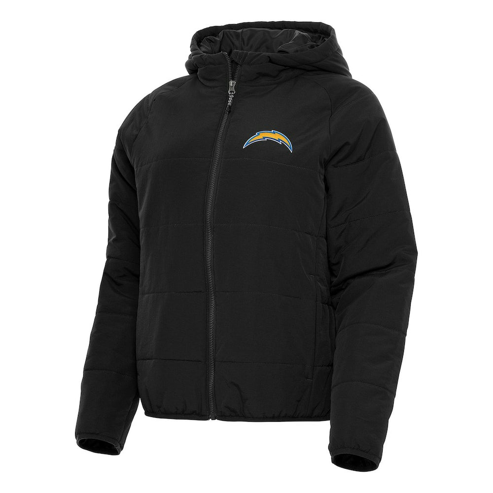 Los Angeles Chargers Antigua Women's Universe Full-Zip Hoodie Jacket - Black - NFL