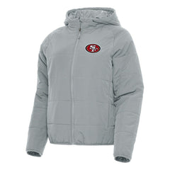 San Francisco 49ers Antigua Women's Universe Full-Zip Hoodie Jacket - Gray - NFL