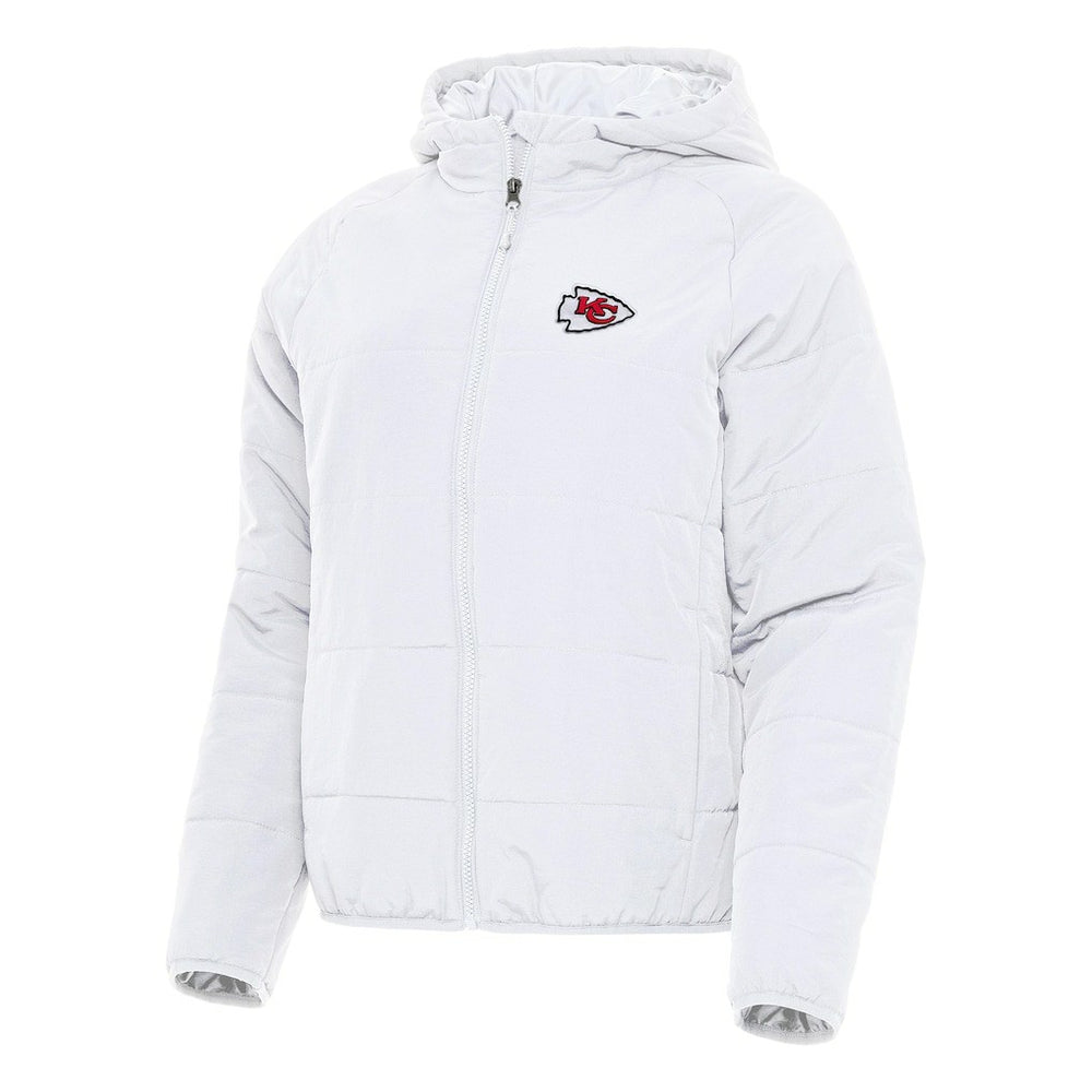 Kansas City Chiefs Antigua Women's Universe Full-Zip Hoodie Jacket - White - NFL