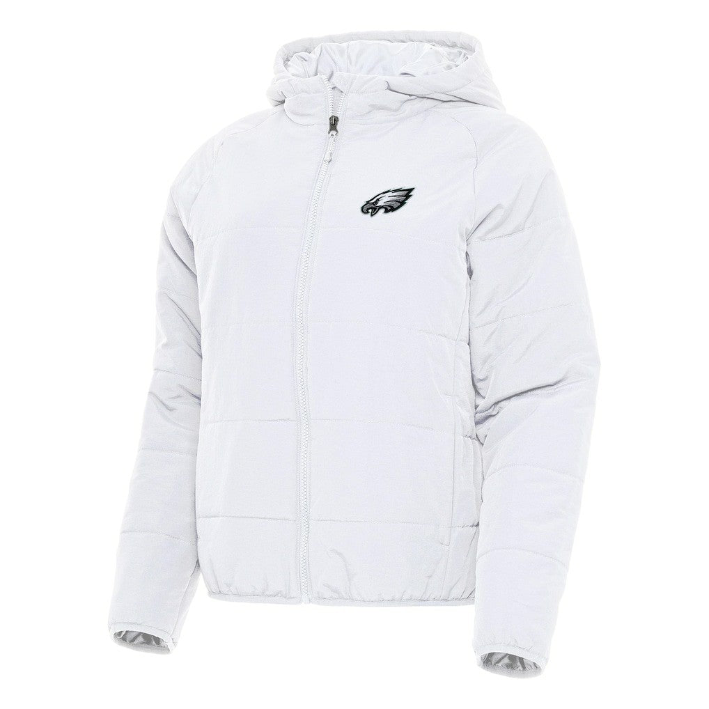 Philadelphia Eagles Antigua Women's Universe Full-Zip Hoodie Jacket - White - NFL