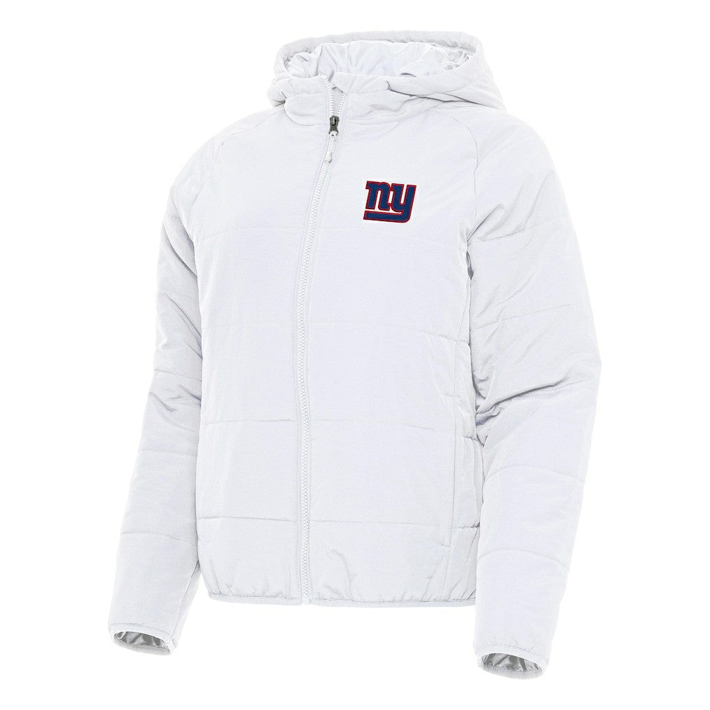 New York Giants Antigua Women's Universe Full-Zip Hoodie Jacket - White - NFL