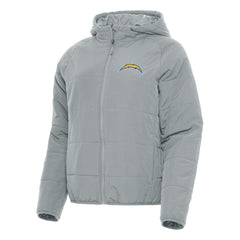 Los Angeles Chargers Antigua Women's Universe Full-Zip Hoodie Jacket - Gray - NFL
