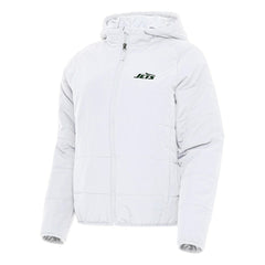 New York Jets Antigua Women's Universe Full-Zip Hoodie Jacket - White - NFL