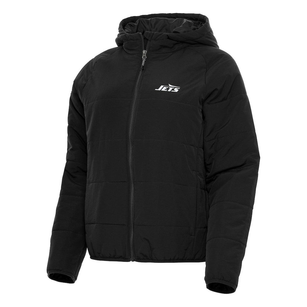 New York Jets Antigua Women's Universe Full-Zip Hoodie Jacket - Black - NFL