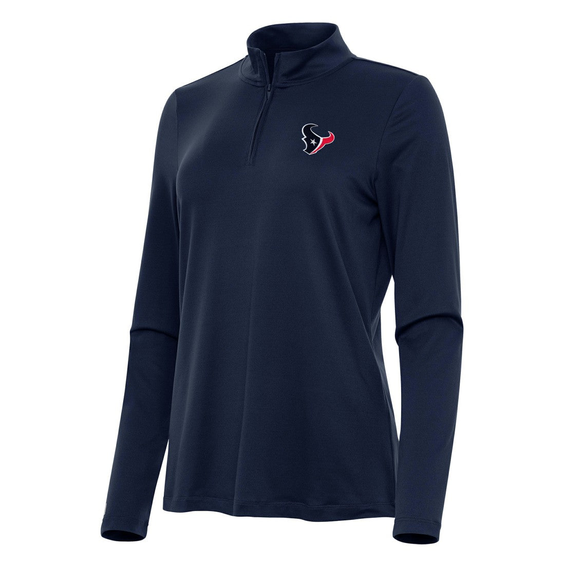 Houston Texans Antigua Women's Reprocess Quarter-Zip Top - Navy - NFL