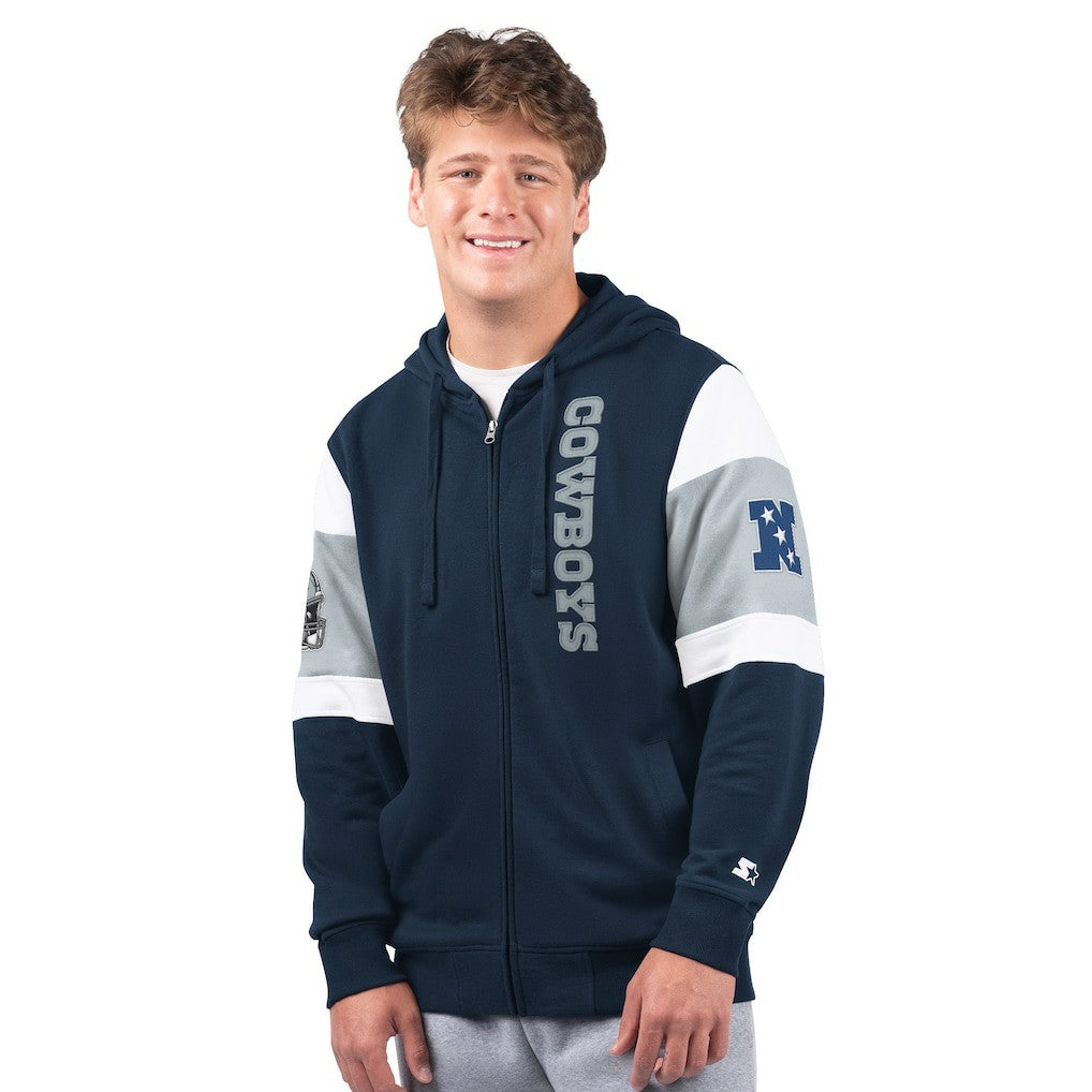 Dallas Cowboys G-III Sports by Carl Banks Extreme Full-Zip Hoodie - Navy - NFL