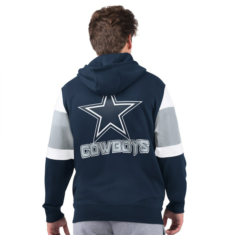 Dallas Cowboys G-III Sports by Carl Banks Extreme Full-Zip Hoodie - Navy - NFL