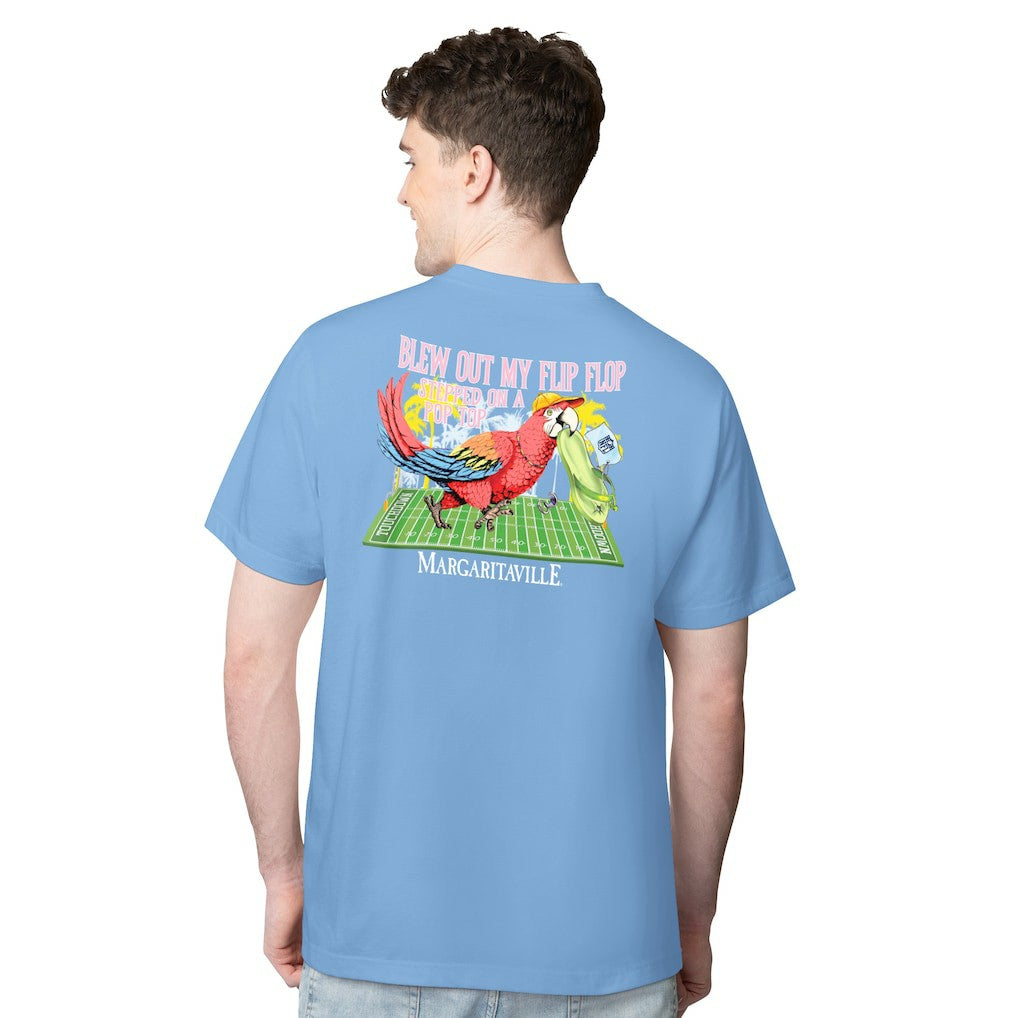 Dallas Cowboys Margaritaville Flip Flop T-Shirt - Light Blue - NFL