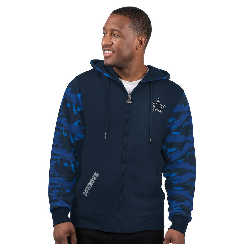 Dallas Cowboys Starter Thursday Night Gridiron Full-Zip Hoodie - Navy - NFL