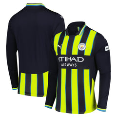 Puma - Manchester City 2024/25 Away Replica Long Sleeve Jersey - Navy