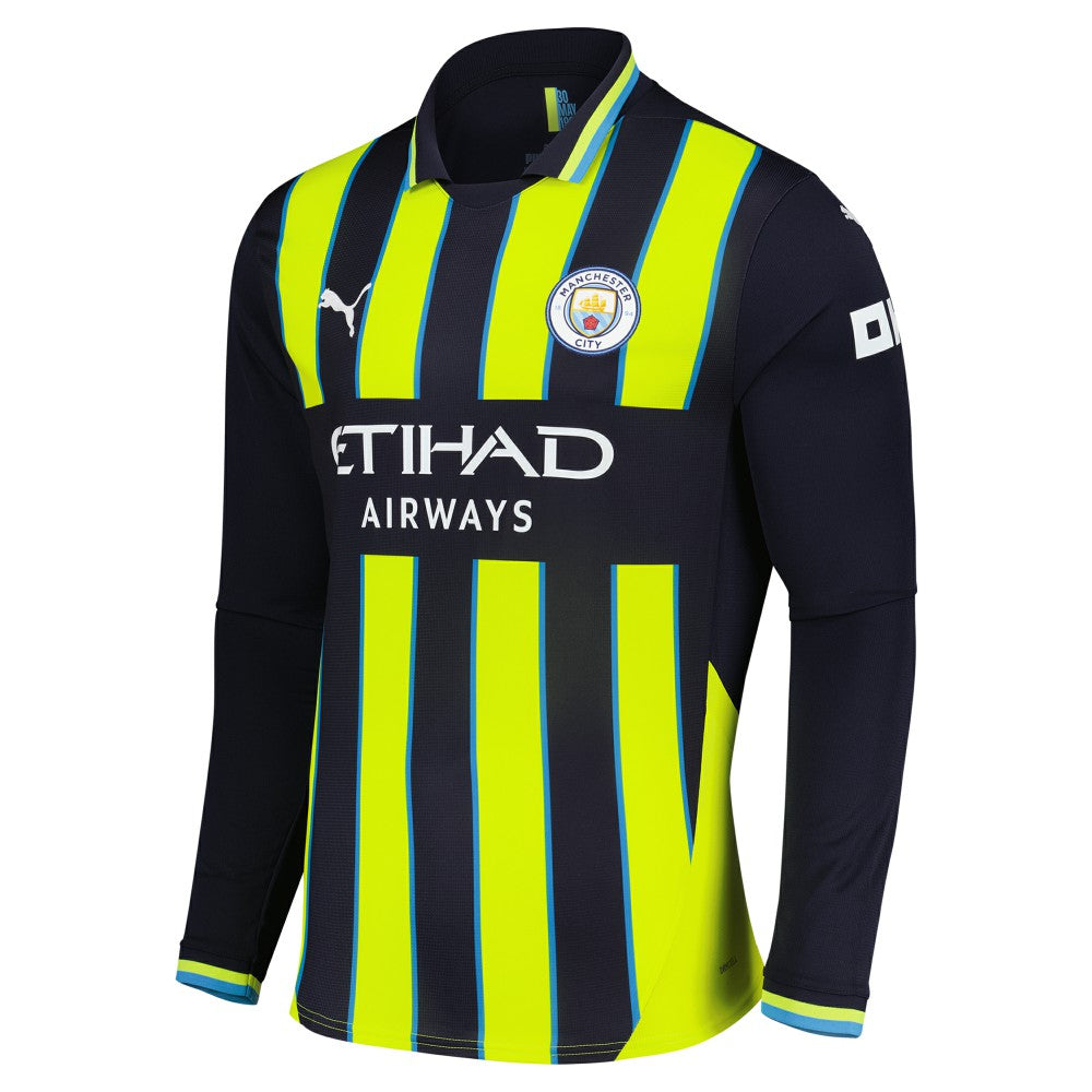 Puma - Manchester City 2024/25 Away Replica Long Sleeve Jersey - Navy
