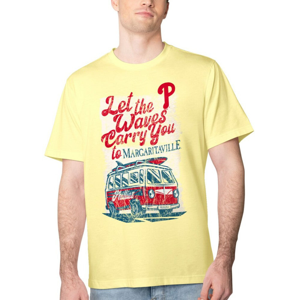 Philadelphia Phillies Margaritaville Bus Waves Graphic T-Shirt Outlet