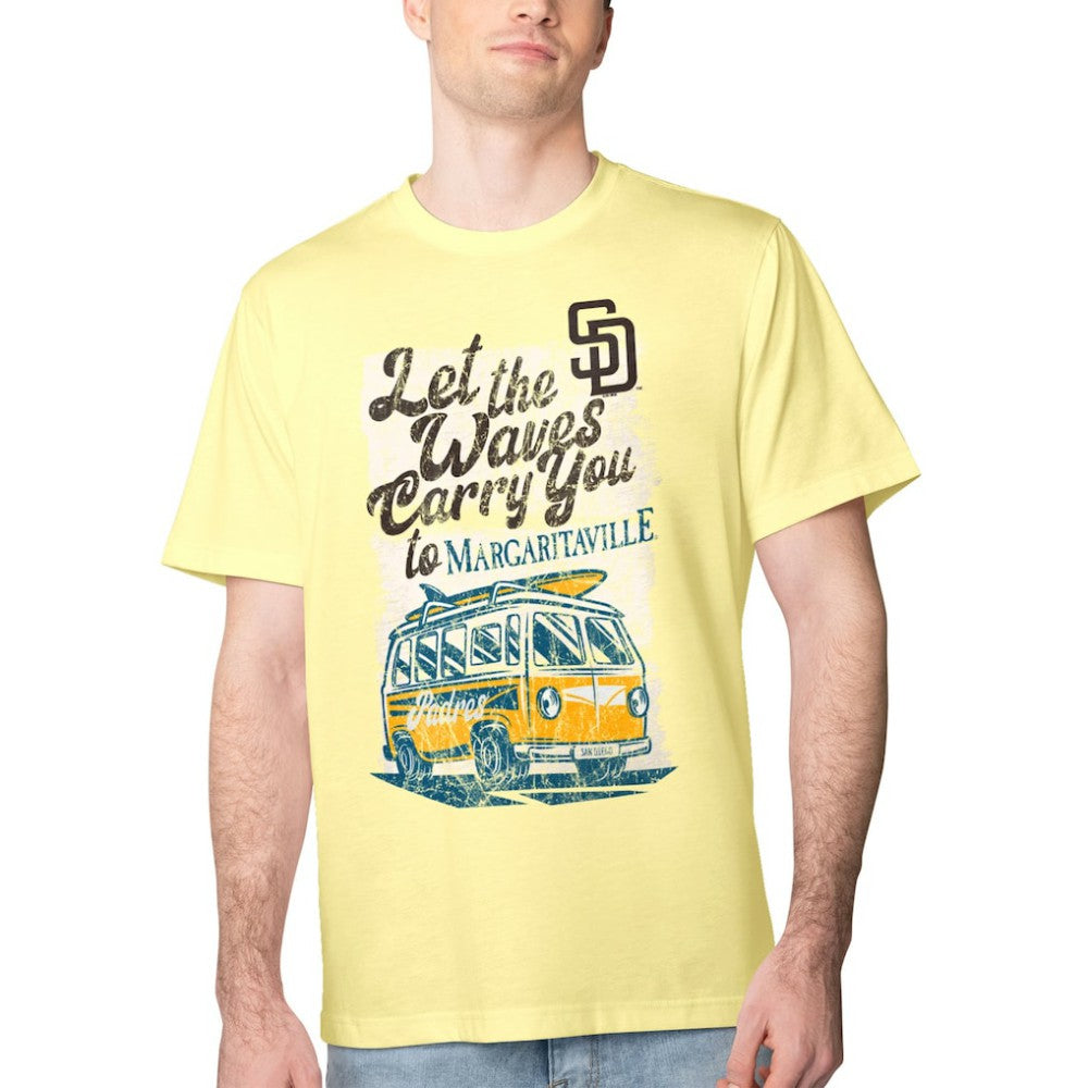 San Diego Padres Margaritaville Bus Waves Graphic T-Shirt Outlet