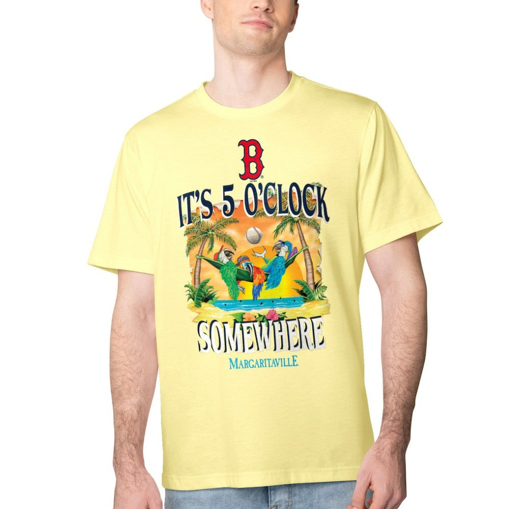 Boston Red Sox Margaritaville Five O'Clock Graphic T-Shirt Discount