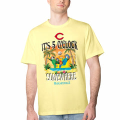 Cincinnati Reds Margaritaville Five O'Clock Graphic T-Shirt Outlet